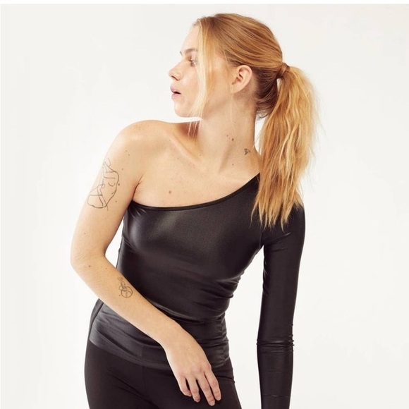 Fierce + Regal the one sleeve top in brown size medium new with tags - Picture 1 of 10